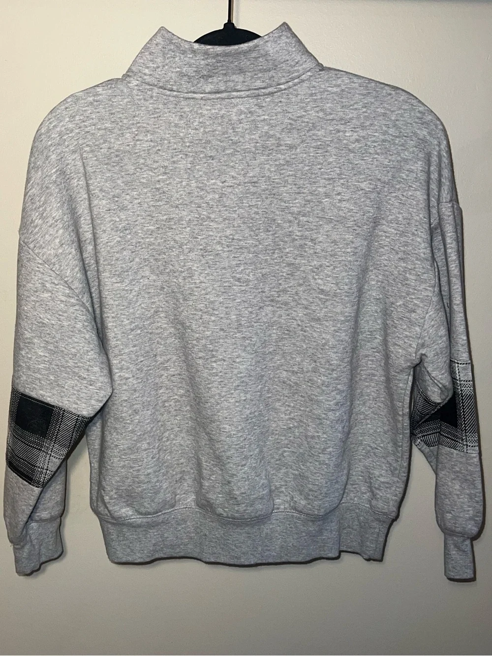 Limited Too Gray Pullover Sweatshirt with Pink Patch