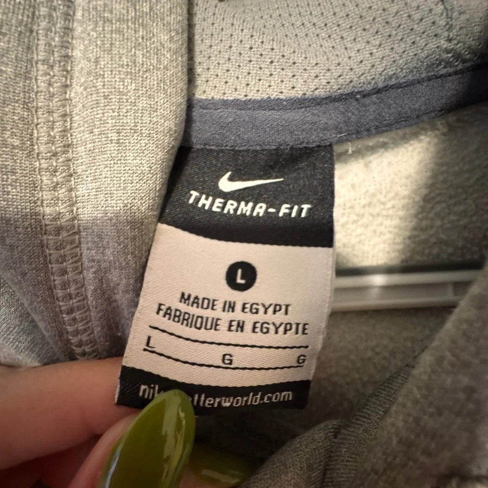 Nike Therma-Fit Gray Hoodie panthers