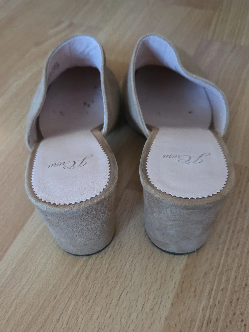 J. Crew suede upper