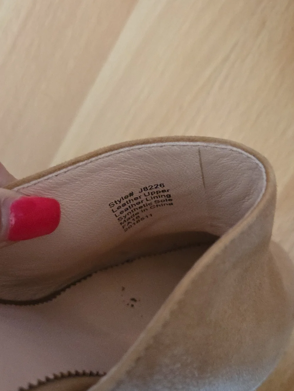J. Crew suede upper