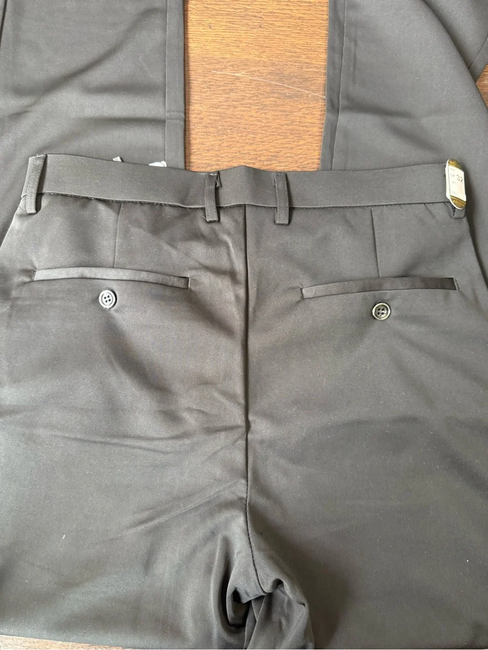 NWT Men's Black Dress Pants - Classic Straight Fit 32x30