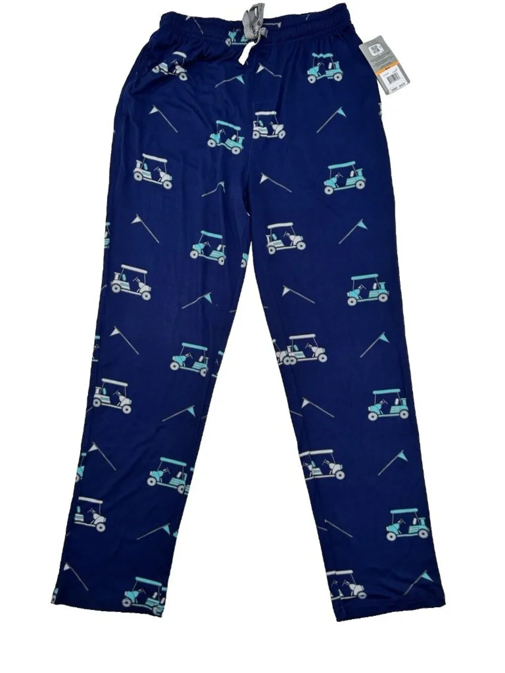 PGA Tour Blue Golf Cart Pajama Pants Lounge Casual Bottoms Mens Size Small New