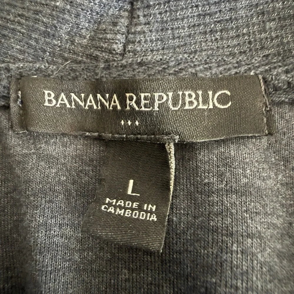 Banana Republic Mens Pullover Gray Sweater L Minimalist Layers Officecore Preppy