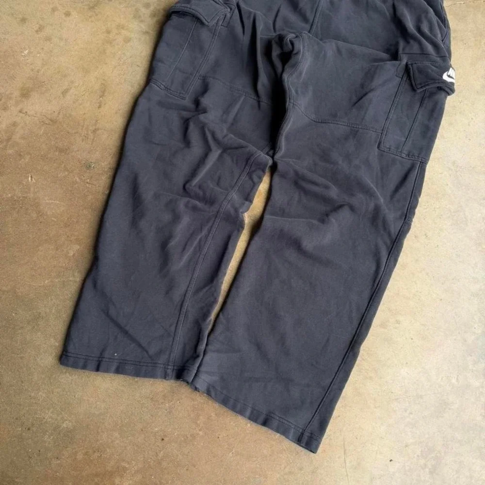 2000s Nike black cargo baggy sweat pants