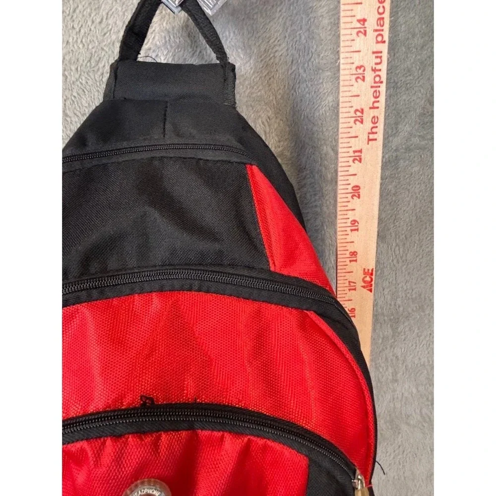 NGG Swiss Edition Insulated Cooler Backpack Hiking Travel Red Black Daypack