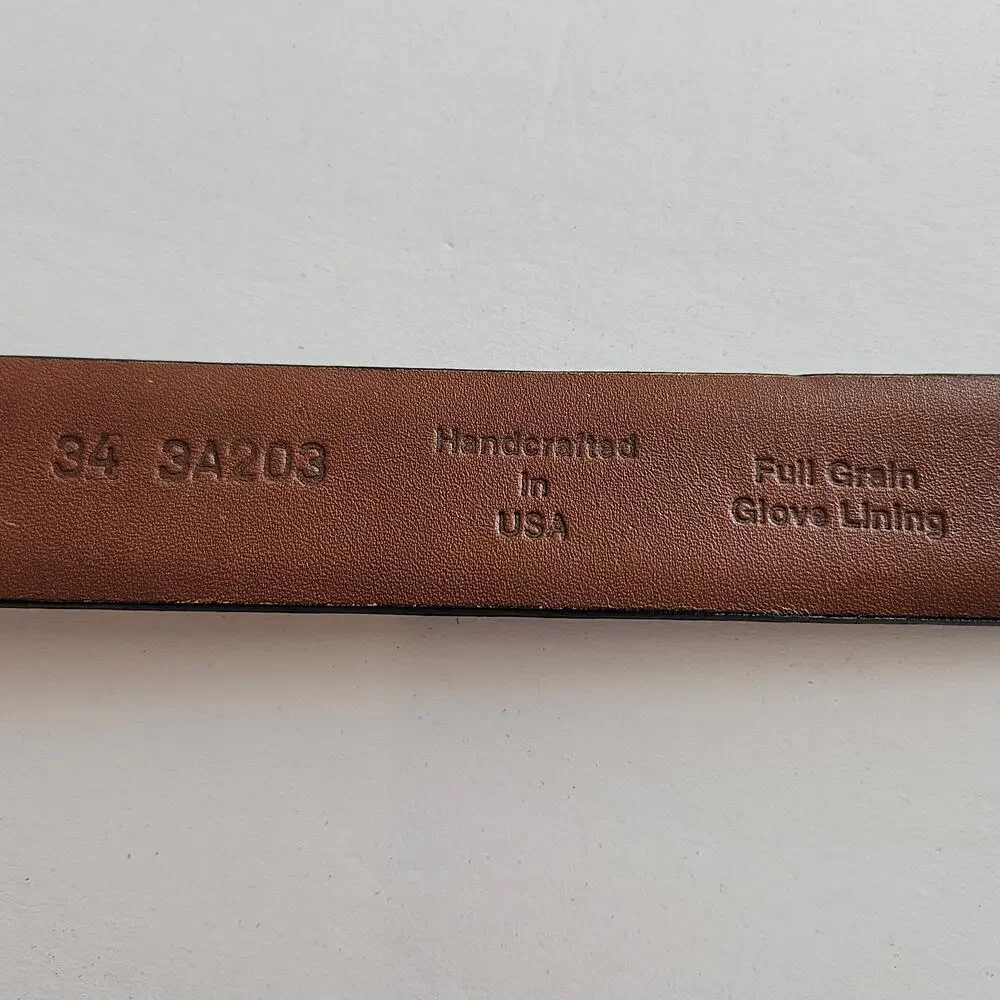Brighton Black‎ Leather Belt Women's Size 34 Neutral Casual Everyday