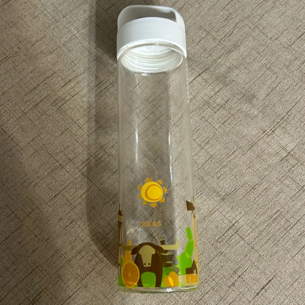 Starbucks You are Here Collection, glass Water bottle