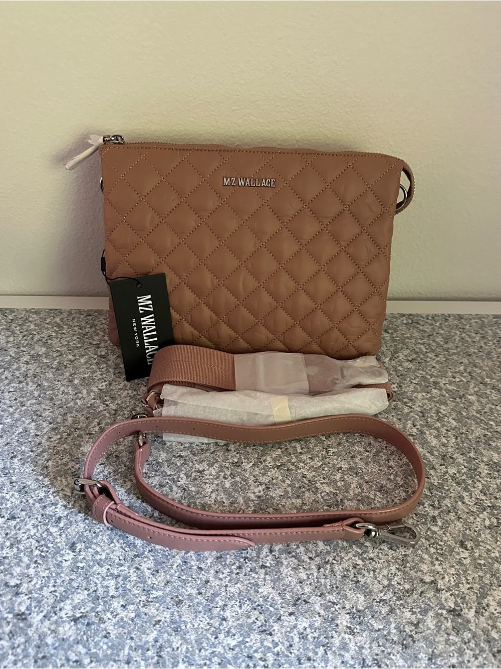 MZ Wallace compact quilted