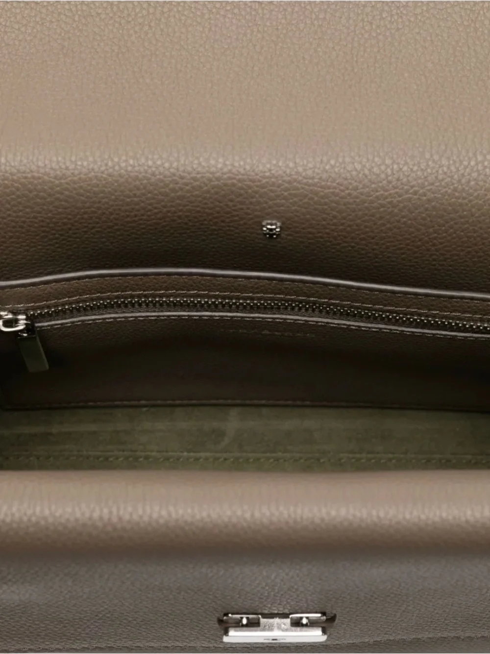 NEW Tory Burch TB Lee Radziwill Taupe Leather Crossbody Shoulder Bag purse
