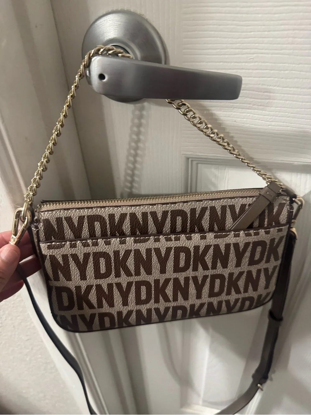 Dkny crossbody featuring