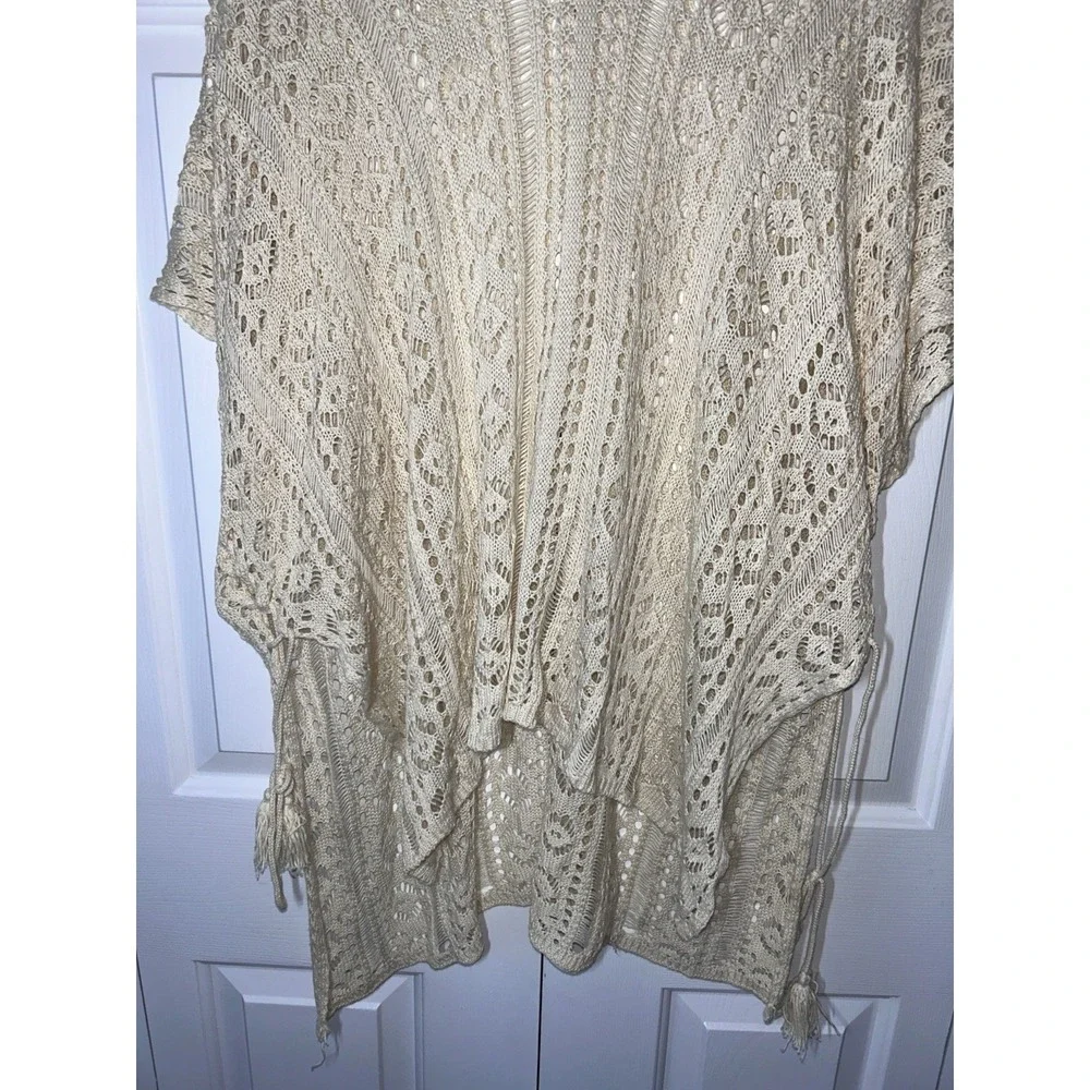 Womens‎ Crochet Cover Up Swim Top One Size Pool Beach Boho Festival