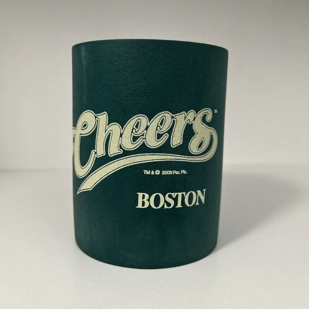 Cheers Pub Bar Beer Boston‎ 2003 Green Koozie 1396