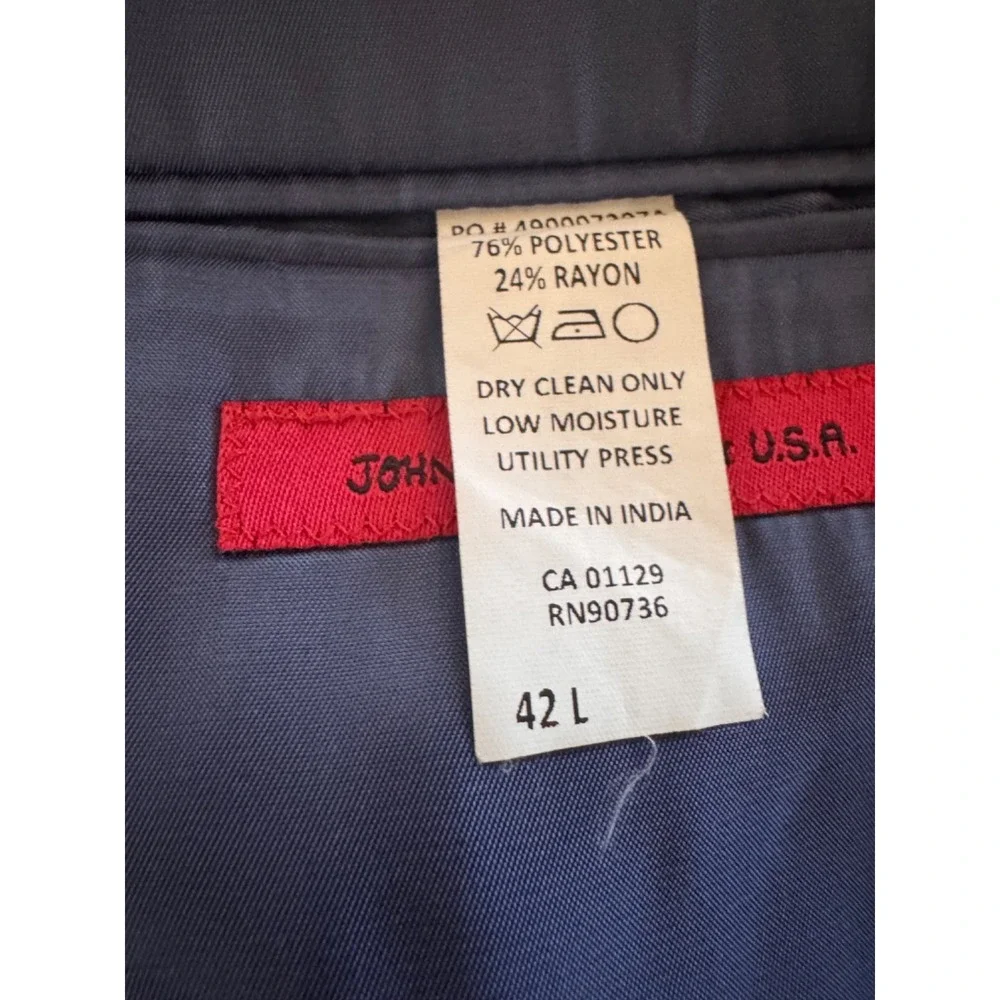 John Varvatos Blazer Sport Coat Two Button Mens 42L Casual Suit Jacket‎