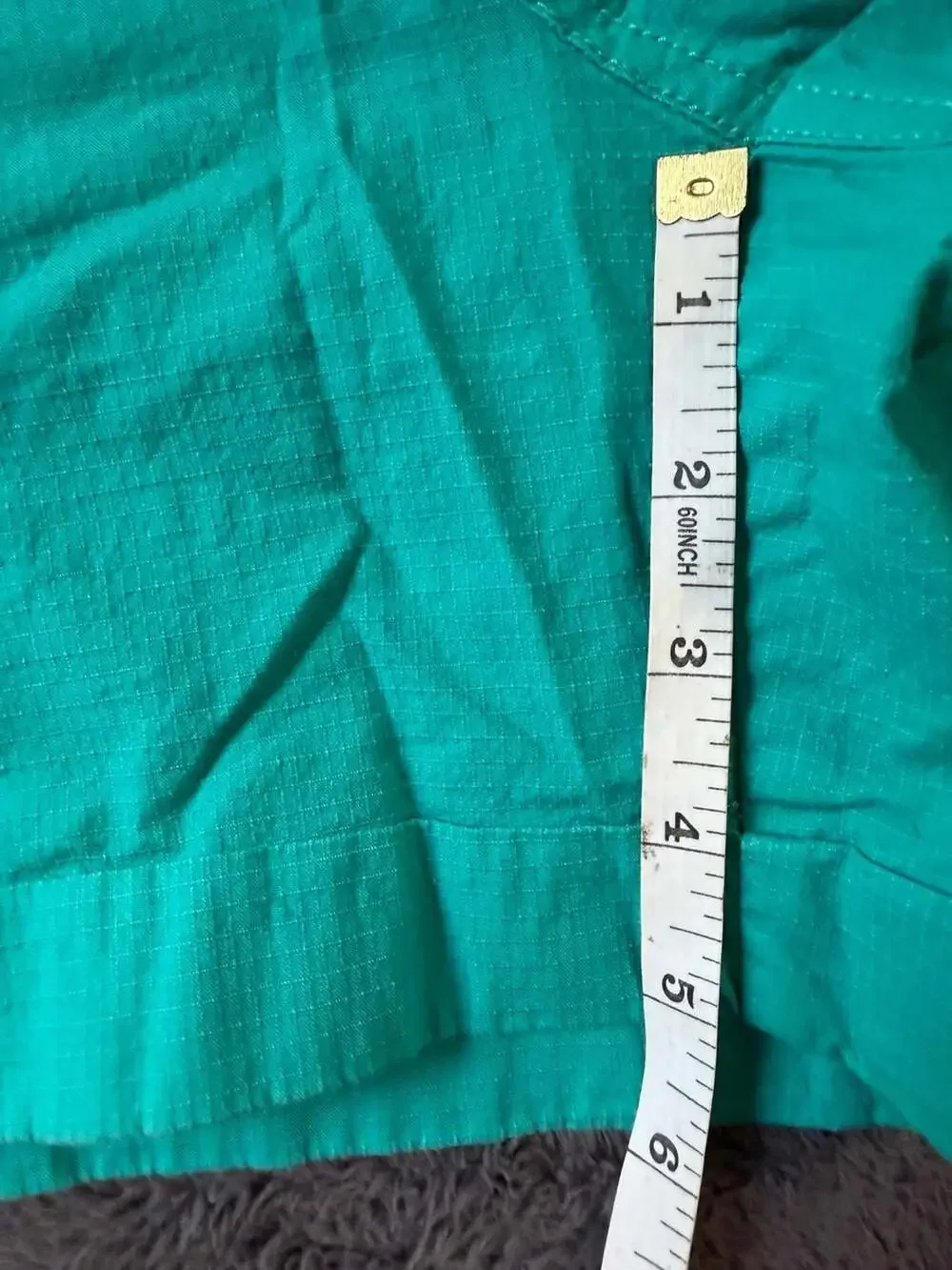 The North Face shorts green button