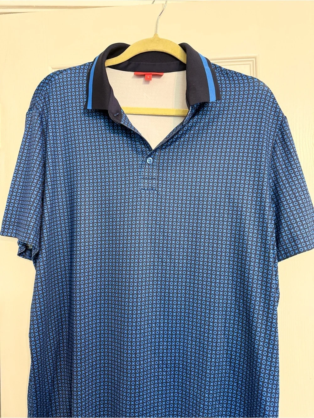 Men's Redvanly Golf Polo with Contrast Collar