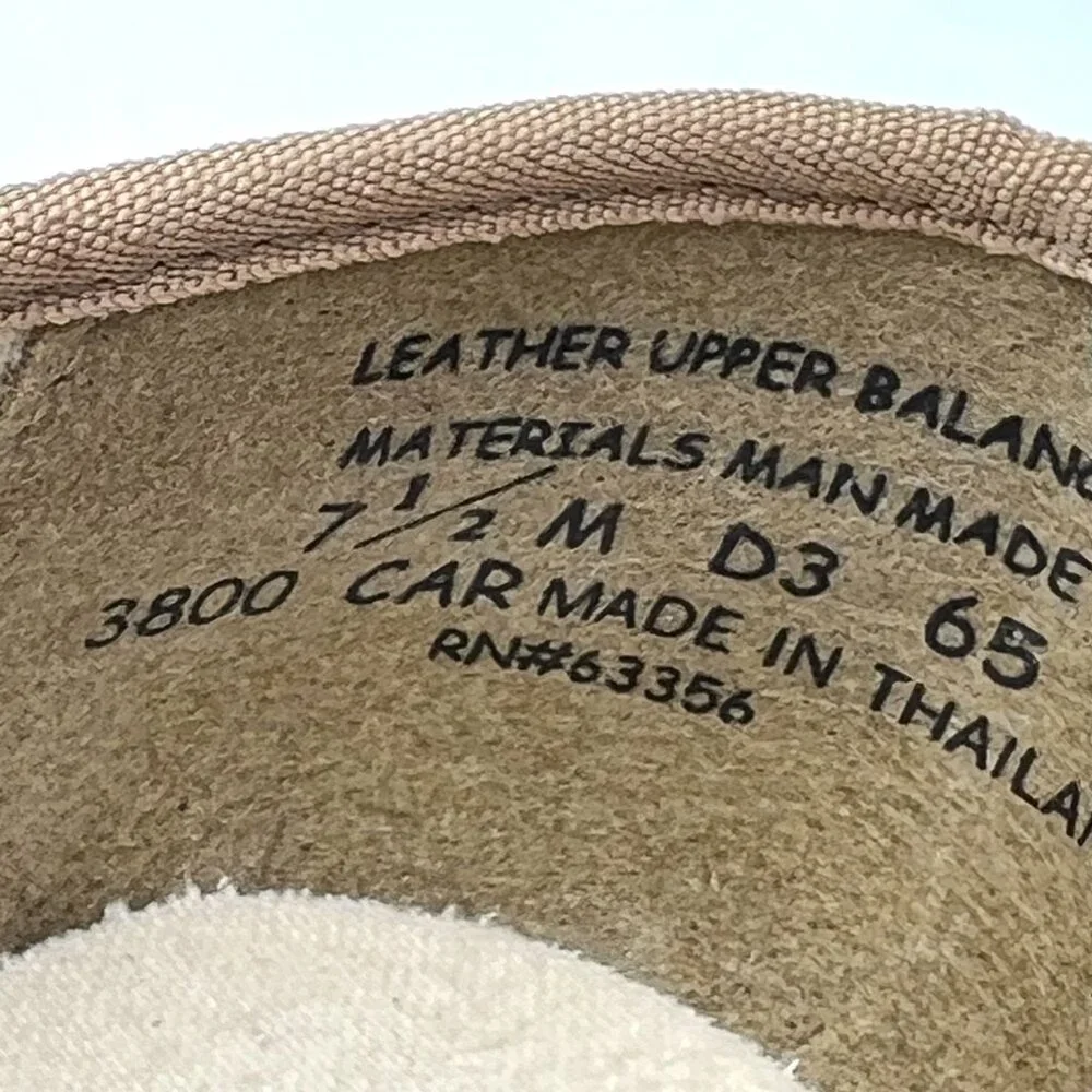 Capezio Womens Size 7.5 3800 Mary Jane Caramel Tan Buckled Dance‎ Tap Shoes