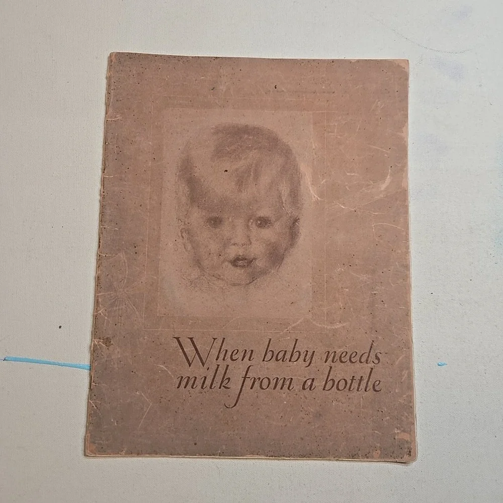 VTG 1930 Pet Milk Company Infant Baby Bottle Feeding Booklet MCM Antique Art USA