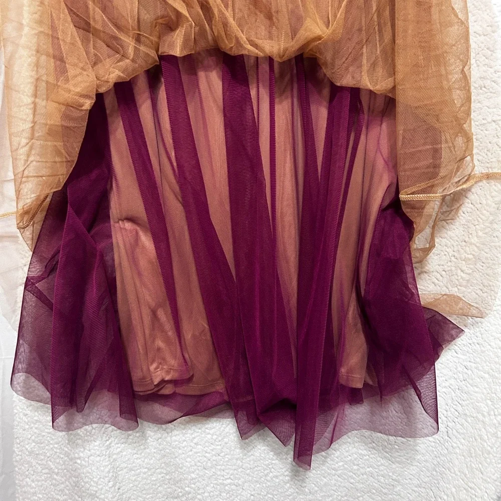 Hem & Thread sheer layered
