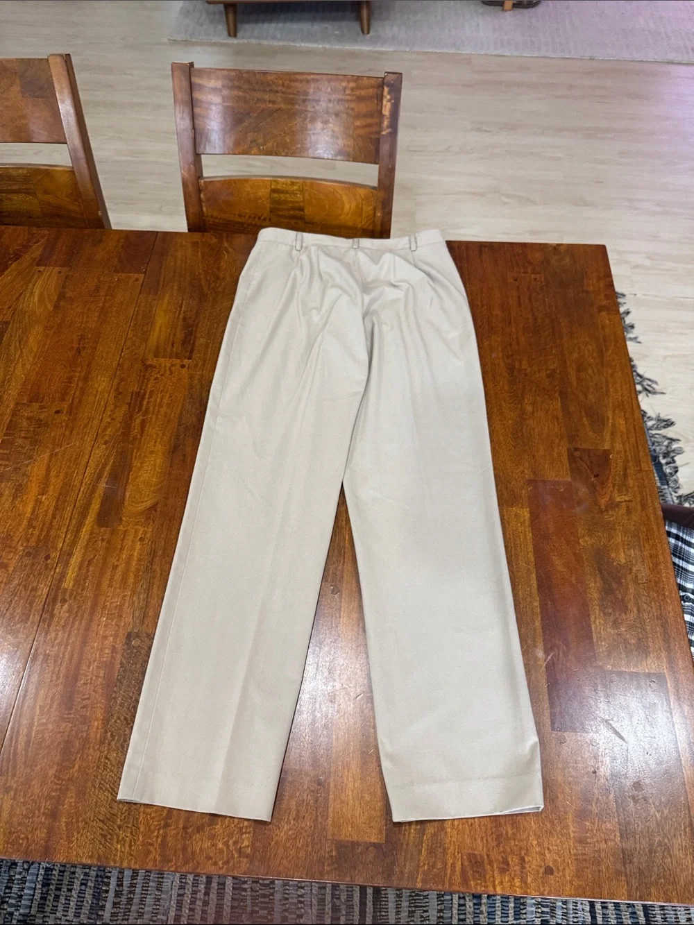 Croft & Barrow Stretch Classic Straight Fit Dress Pants - Beige