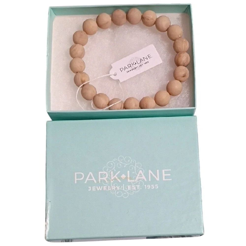 Park Lane Natural Wood Bead‎ Bracelet