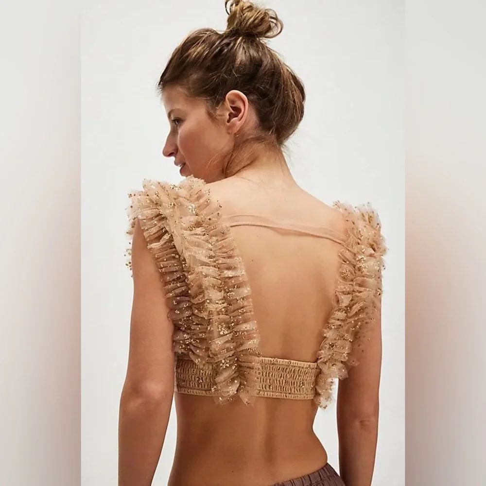 Free People delicate ruffled