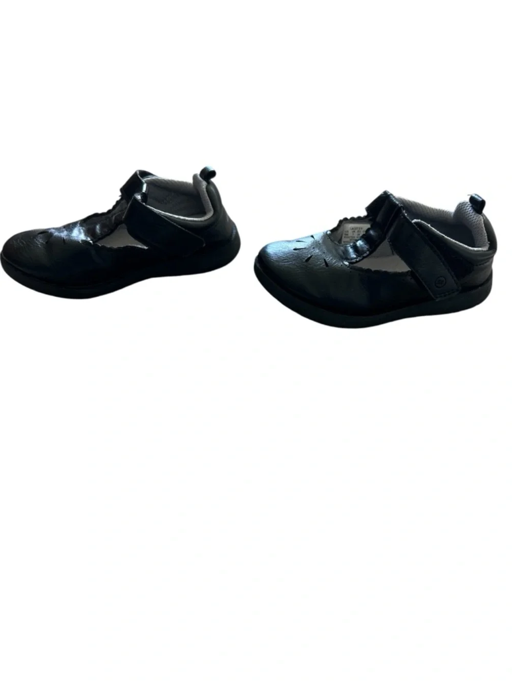 Stride Rite Toddler Girls Lacey Black Mary Jane Shoes | Size 8M