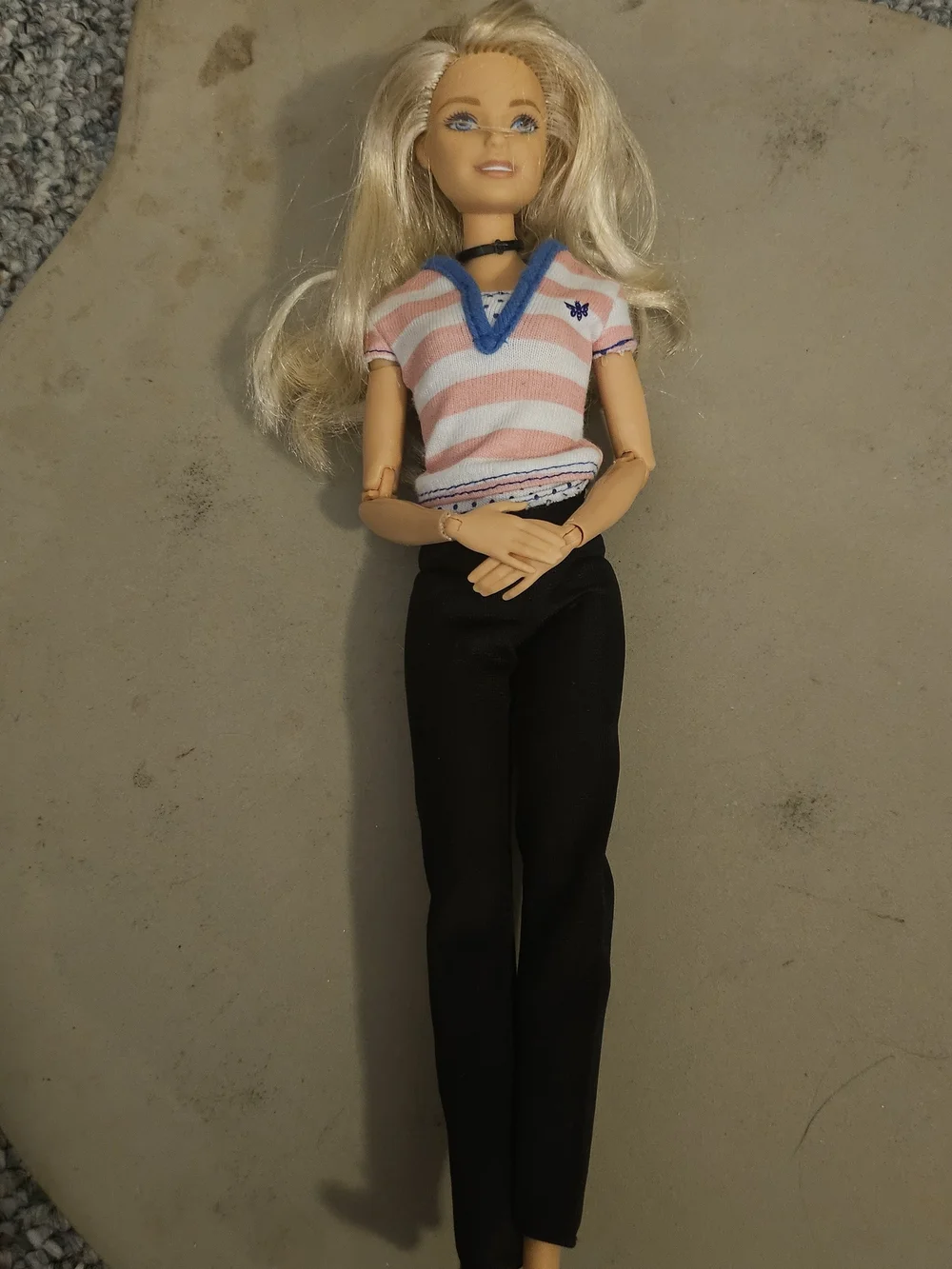 Barbie blonde hair