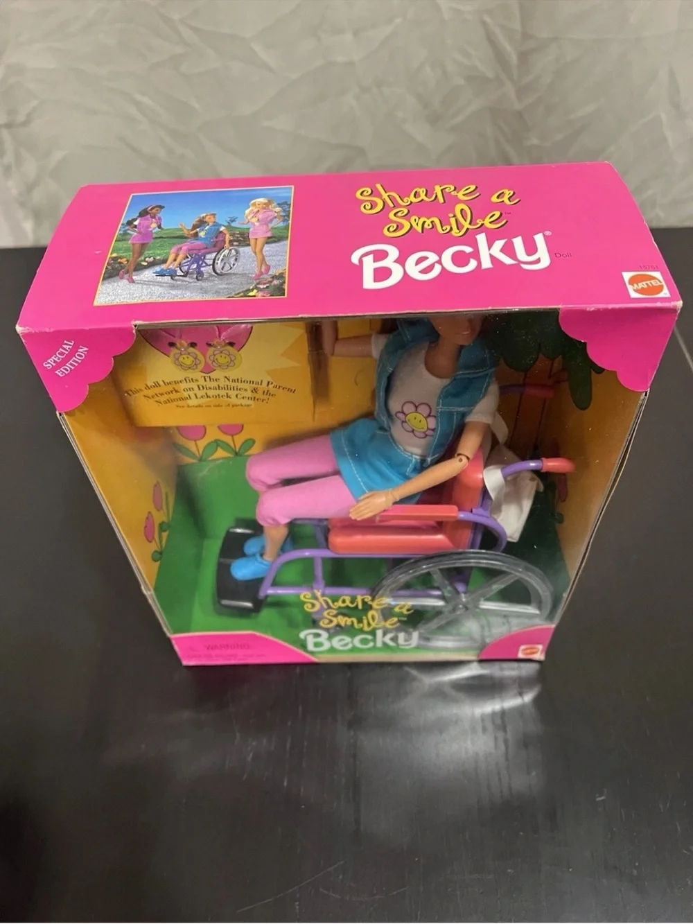 Mattel wearing vest blue