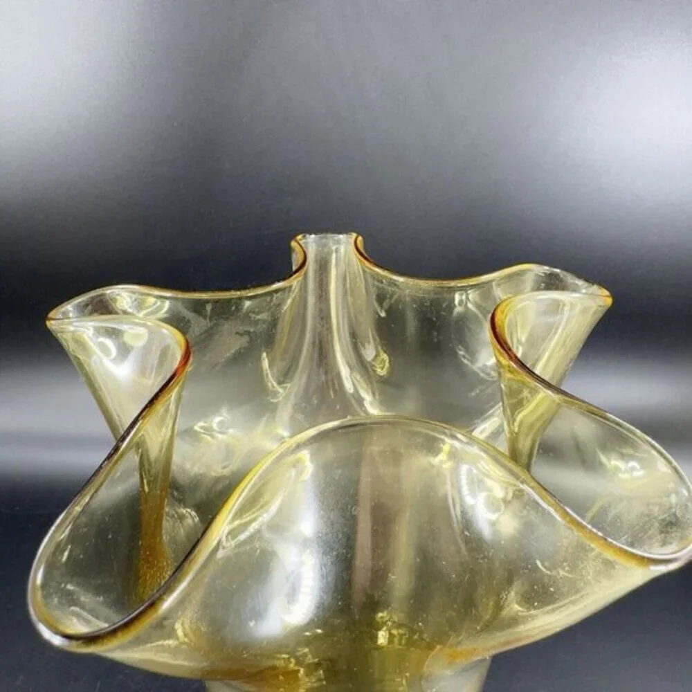 Glass Vase mid century