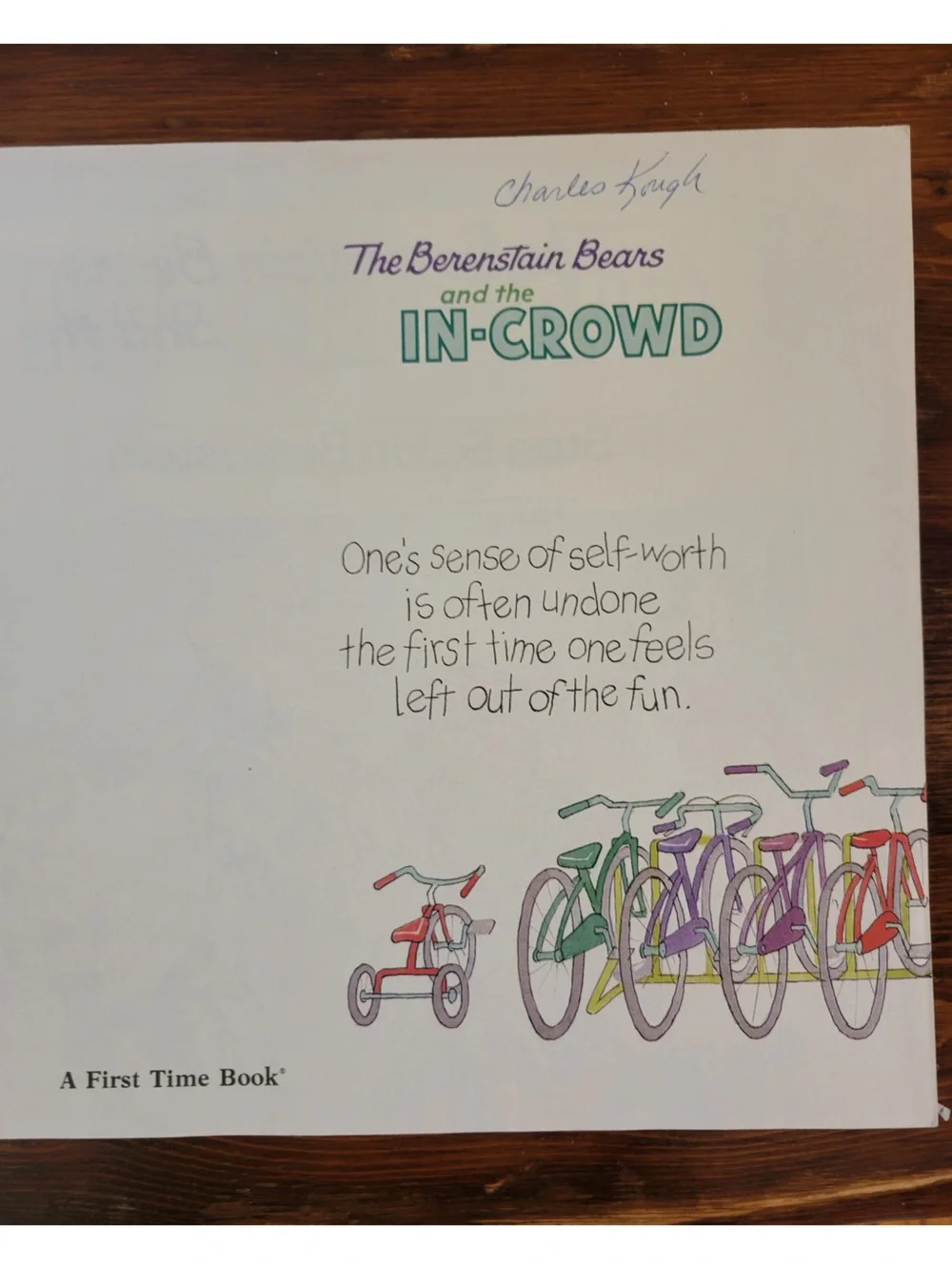 A First Time Book set three