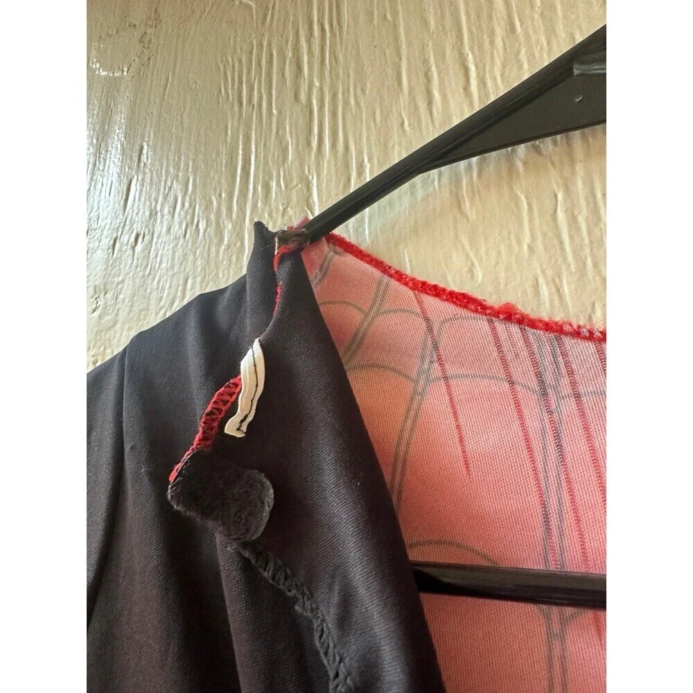 Black and Red Spider-Man boys size medium costume
