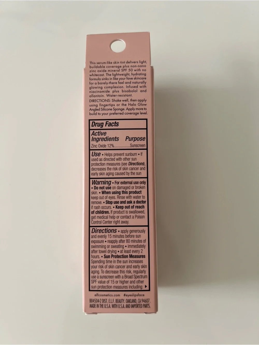 elf Halo Glow Skin Tint Mineral SPF 50 - 1 Fair Neutral