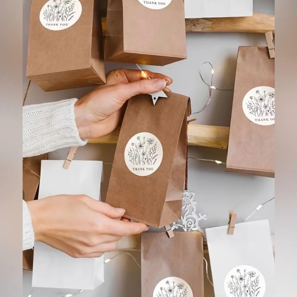 Thank You Design Stickers 100ct~ 1”  (Boutique) ~NEW~ 2 For $12