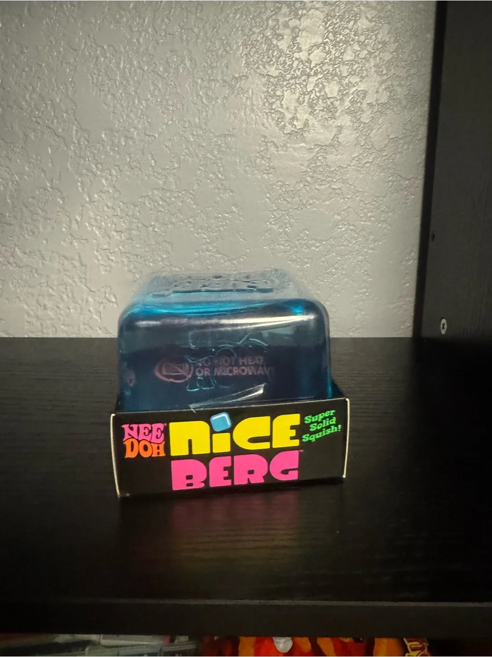 Nee Doh Nice Berg Blue Super Solid Squish Toy