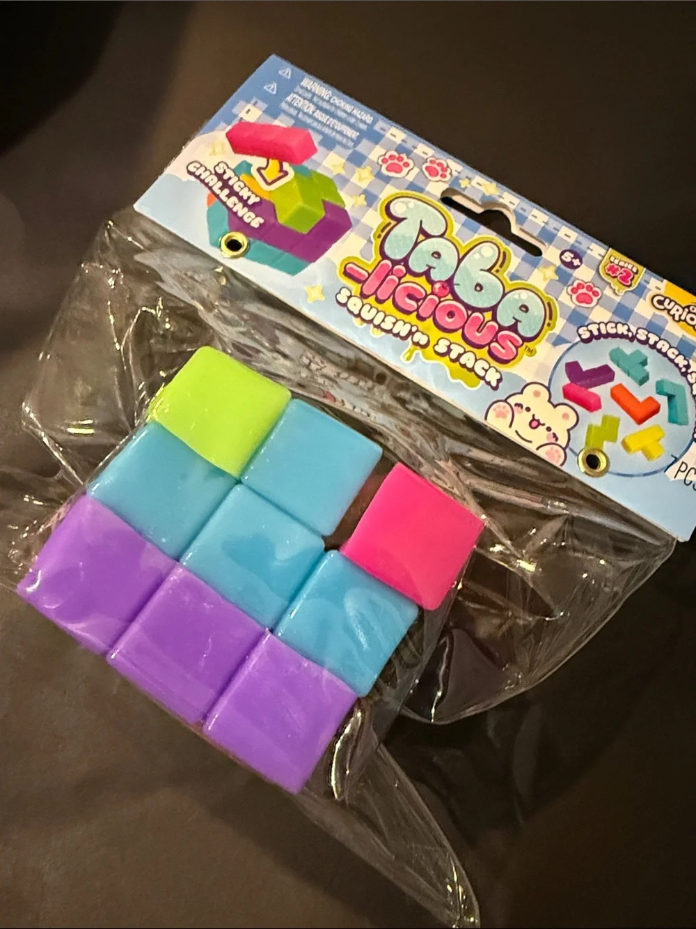 Taba-licious Squishy Stack Sensory Toy - stack cube