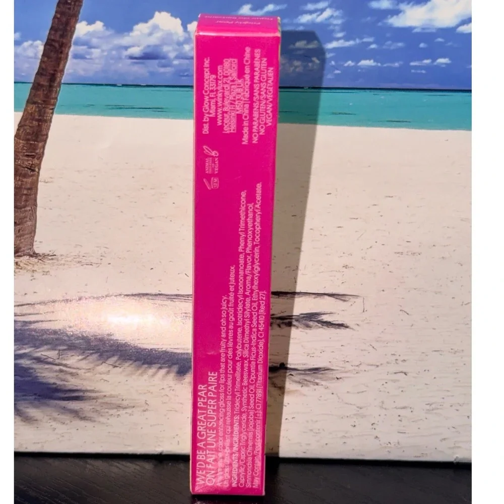 Winky Lux Fruity Gloss pH Lip Stain Prickly Pear Pink High Shine Vegan NEW