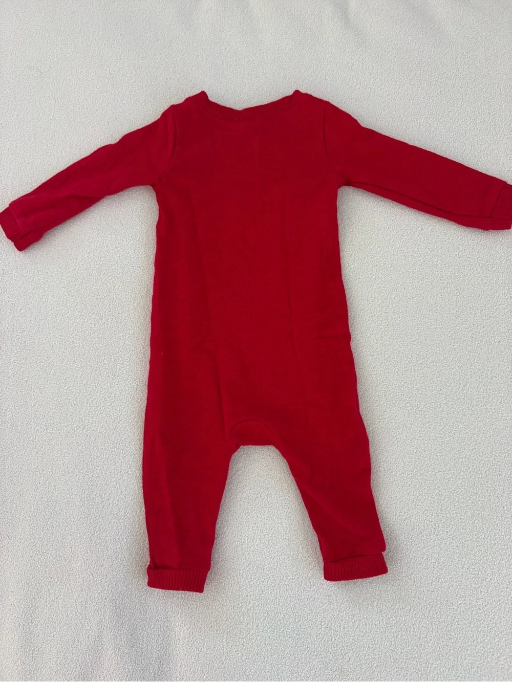 Old Navy Red Infant Knit Onesie Romper
