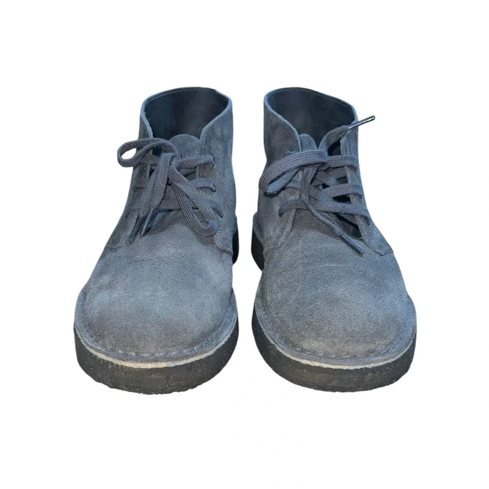 Clarks Originals Desert Boot Mens Size 9 Grey Suede Chukka Crepe Sole 11826