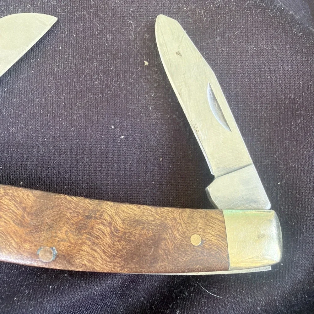 Old Timer 8OTW‎ Desert Ironwood Handle 3-BLADE Stainless Handles Used
