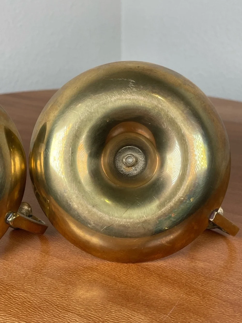 Vintage brass candle