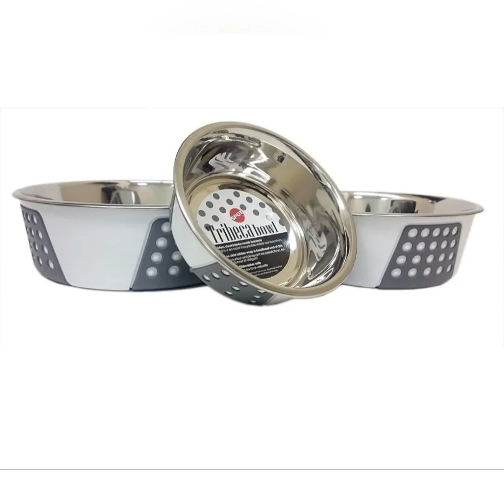 Spot By Ethic Products NWT White Stainless Steel Tribeca 30oz Pet Bowl- 1ct 🐈