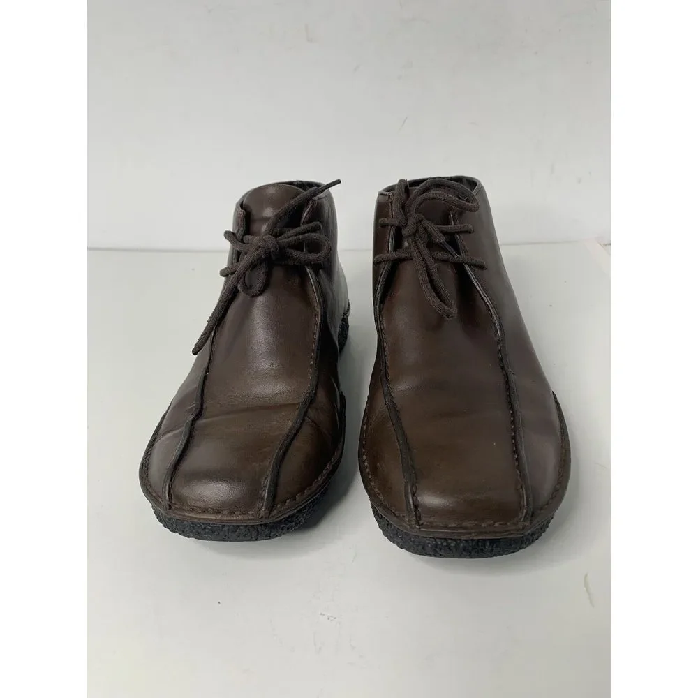 Merrell Mens Metro Gnome Chukka‎ Dark Coffee Boots Sz 10 Hiking Leather EUC