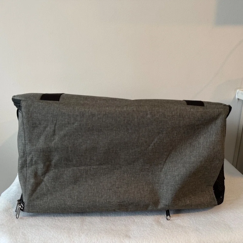 EliteField Soft Sided Pet Carrier Airline Approved Dog Cat Travel‎ Bag Gray