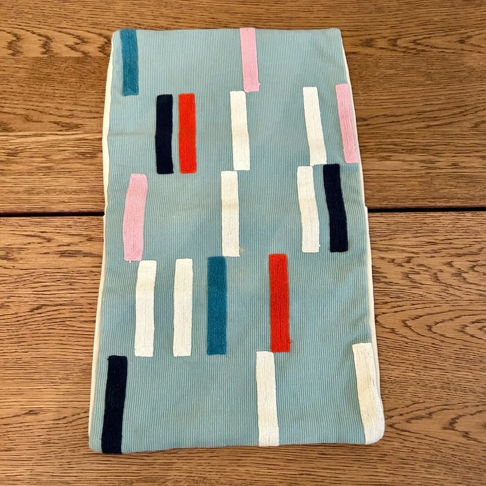 West Elm Striped Pillow Cover