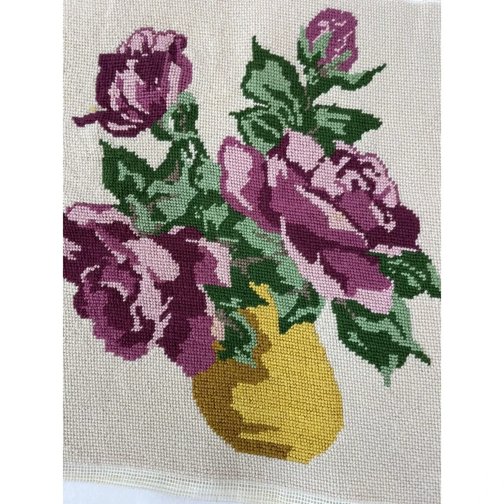 N/A vintage needlepoint