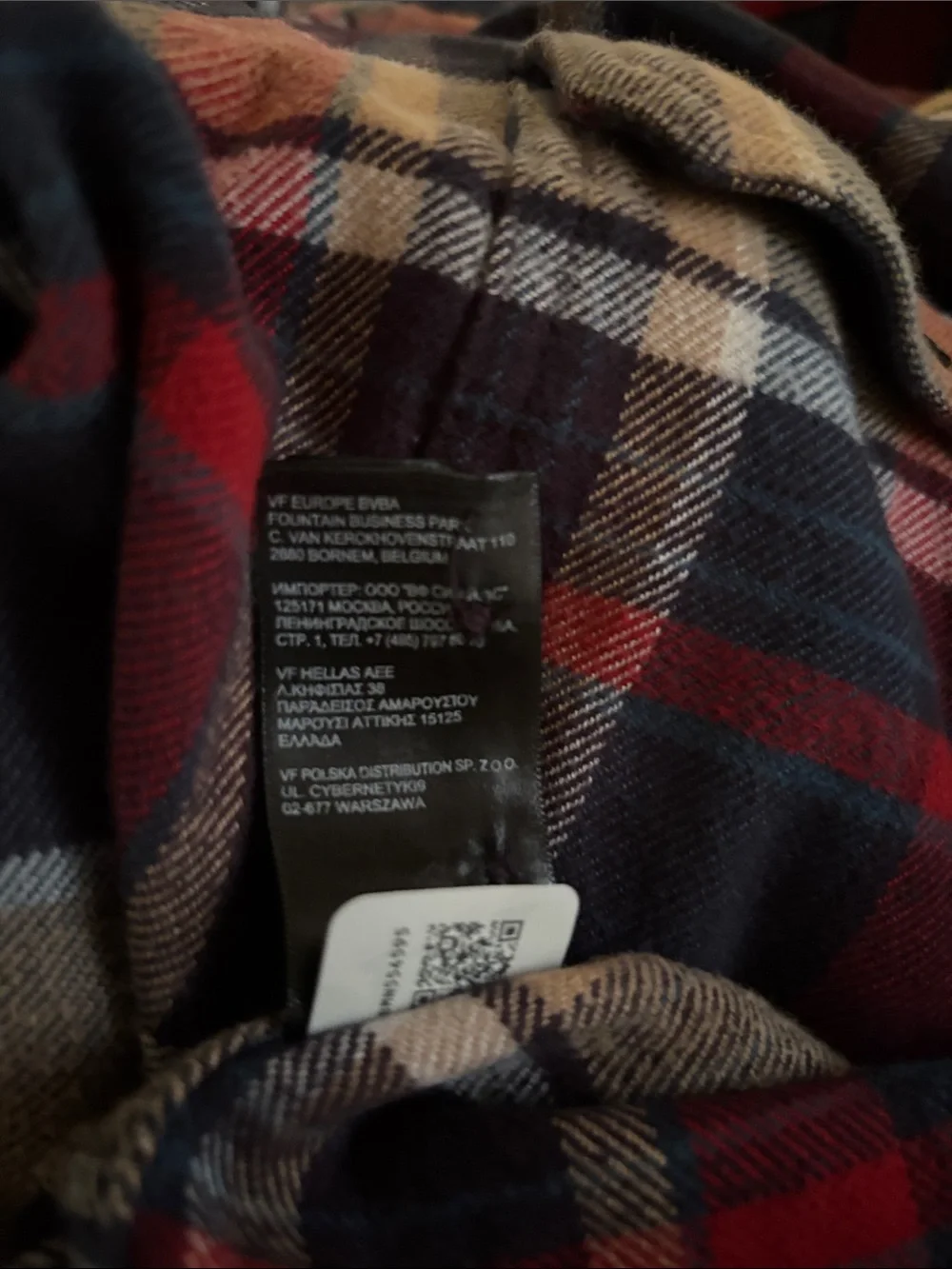 The North Face casual plaid