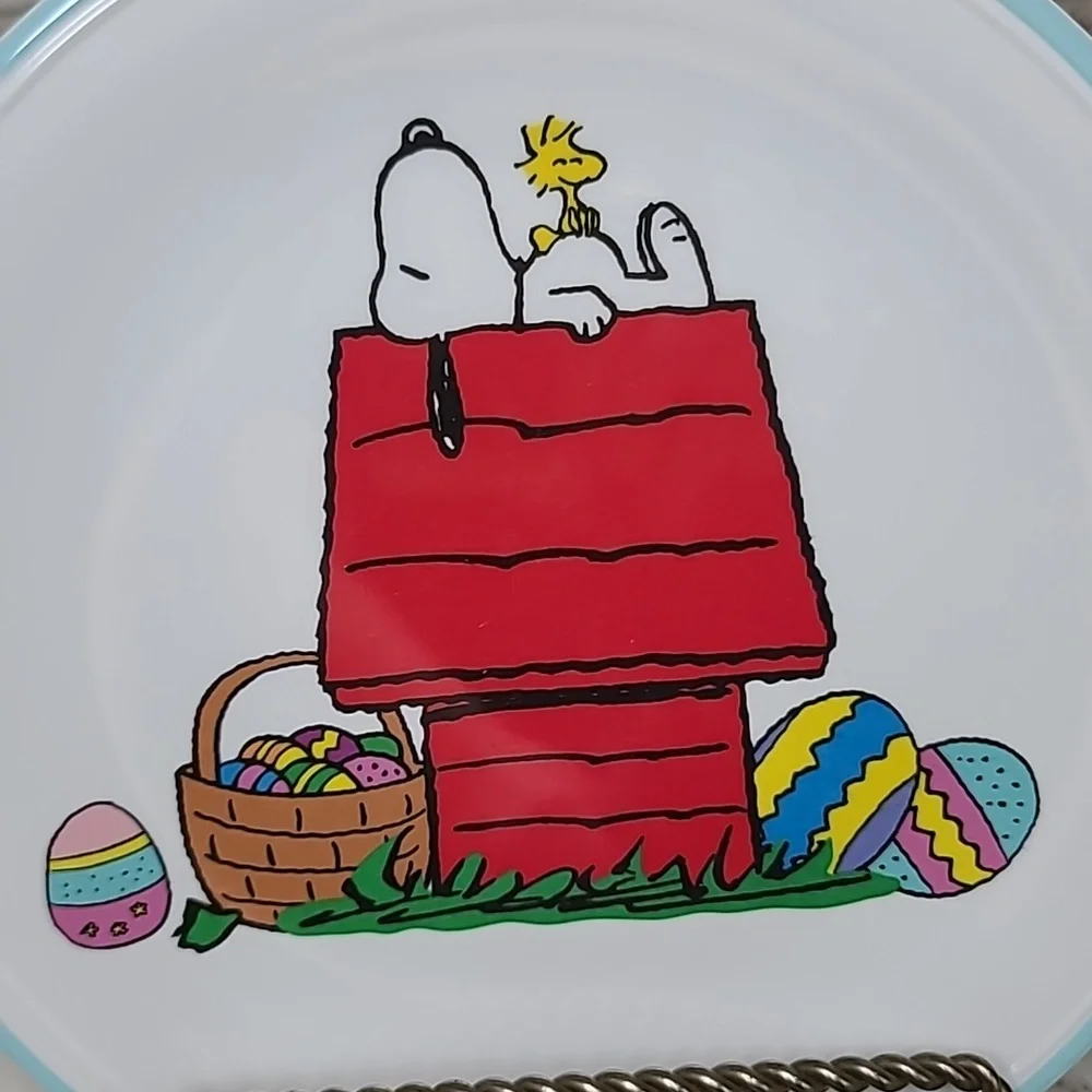 Children's Williams Sonoma PEANUTS™ Easter Kids Melamine Dinnerware Set NIB/NWT
