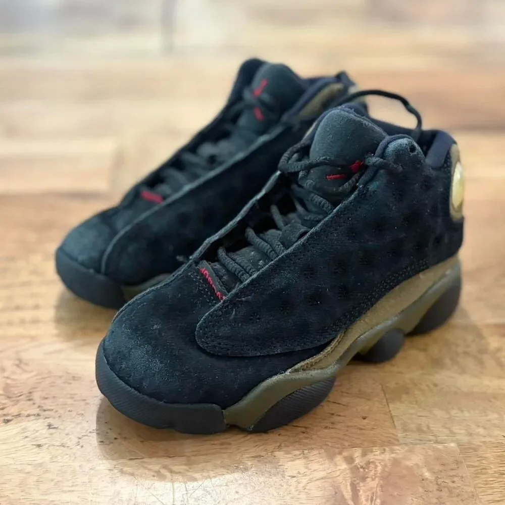 Jordan black suede