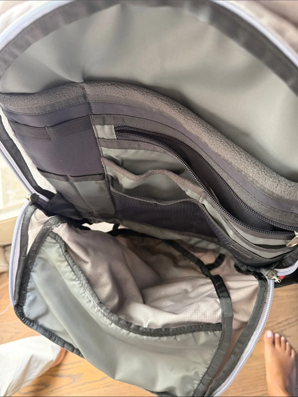 The North Face spacious gray