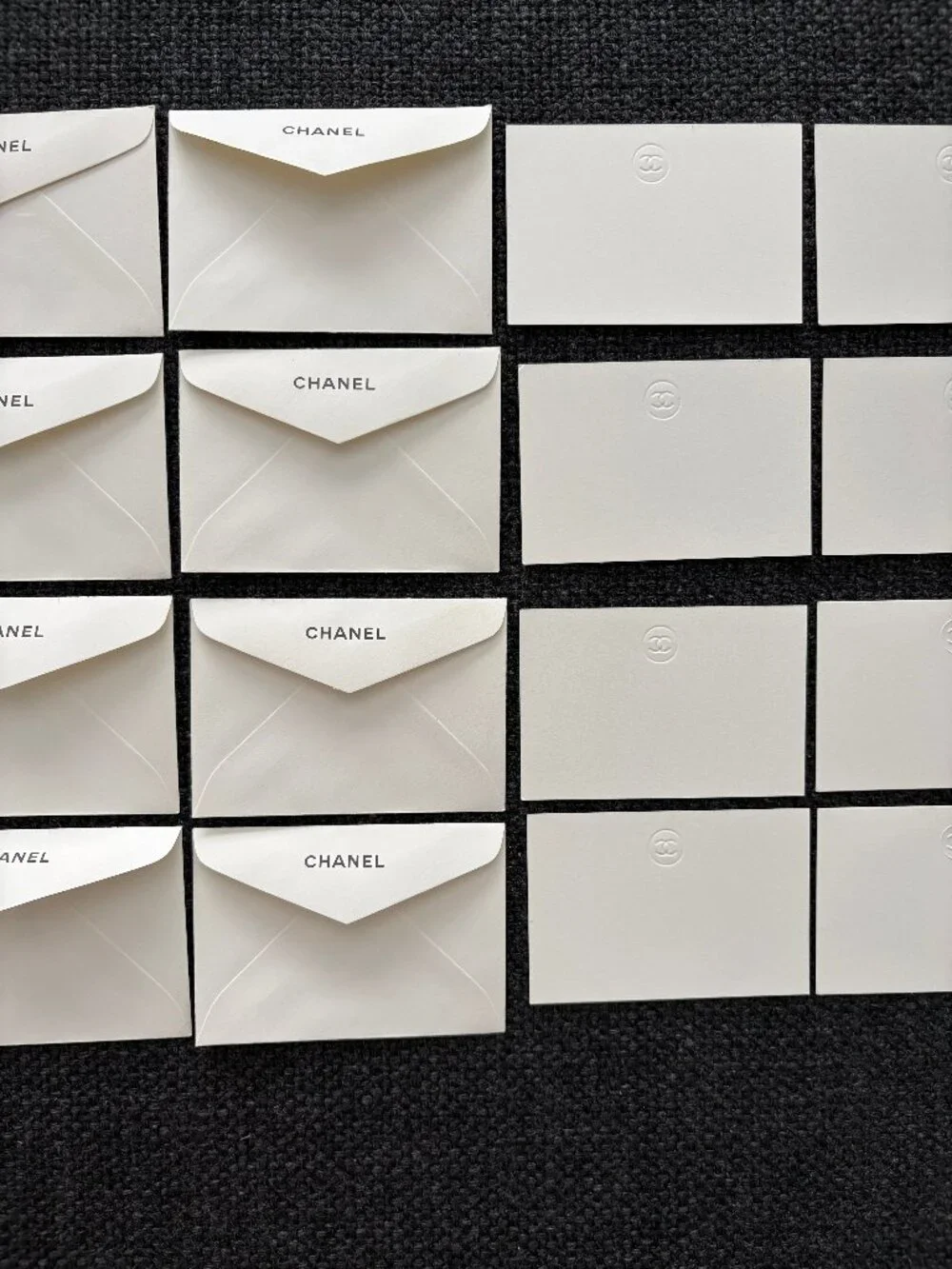 CHANEL envelopes cards